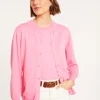 Montagut Cotton round neck cardigan - Manel