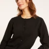 Montagut Cotton round neck cardigan - Manel