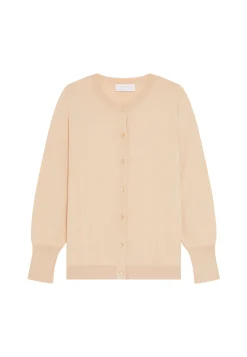 Montagut Cotton round neck cardigan - Manel