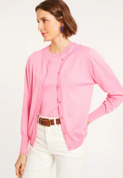 Montagut Cotton round neck cardigan - Manel