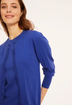 Montagut Cotton round neck cardigan - Manel