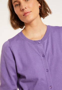 Montagut Cotton round neck cardigan - Manel