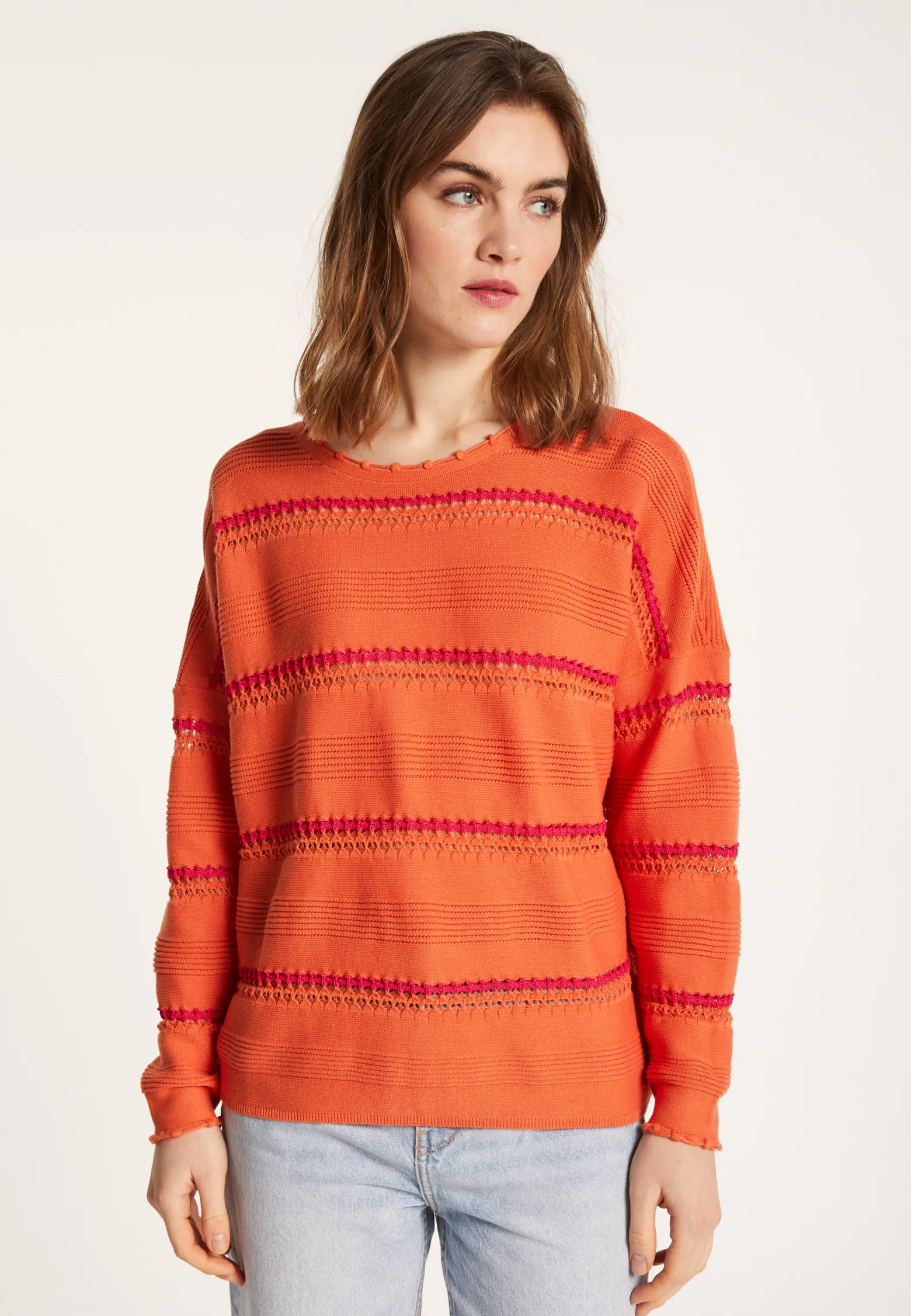 Montagut Cotton striped sweater - Luna