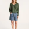 Montagut Cotton sweater with batwing sleeves - Lison