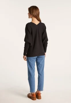 Montagut Cotton sweater with batwing sleeves - Lison