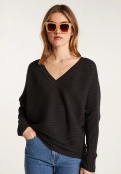 Montagut Cotton sweater with batwing sleeves - Lison