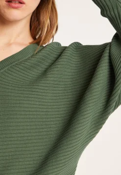 Montagut Cotton sweater with batwing sleeves - Lison