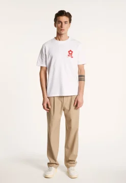Montagut Cotton T-shirt with logo - Bahut