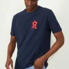 Montagut Cotton T-shirt with logo - Bahut
