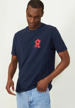 Montagut Cotton T-shirt with logo - Bahut