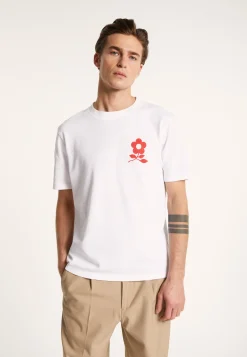 Montagut Cotton T-shirt with logo - Bahut