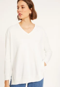 Montagut Cotton V-neck sweater - Meve