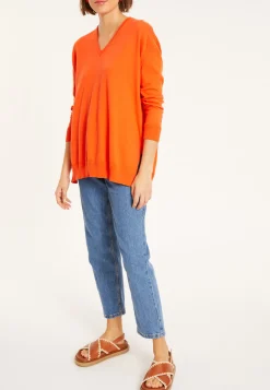 Montagut Cotton V-neck sweater - Meve