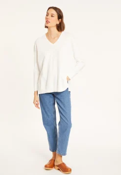 Montagut Cotton V-neck sweater - Meve