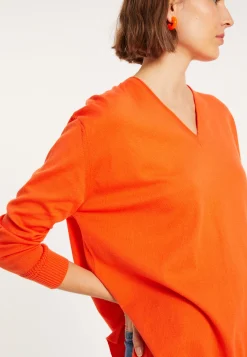 Montagut Cotton V-neck sweater - Meve