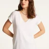 Montagut Cotton V-neck T-shirt - Dasha