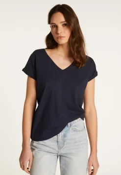 Montagut Cotton V-neck T-shirt - Dasha