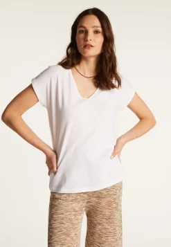 Montagut Cotton V-neck T-shirt - Dasha