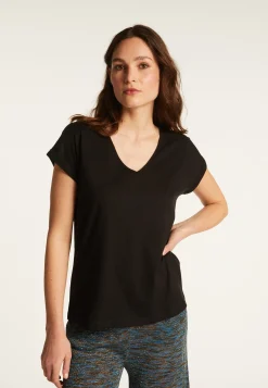 Montagut Cotton V-neck T-shirt - Dasha