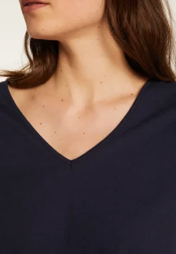 Montagut Cotton V-neck T-shirt - Dasha