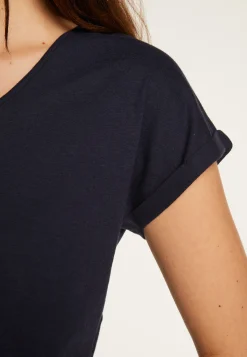 Montagut Cotton V-neck T-shirt - Dasha