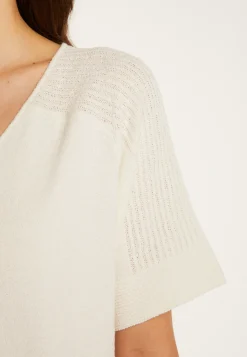 Montagut Cotton V-neck T-shirt - Devy