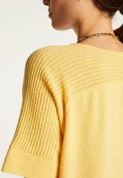 Montagut Cotton V-neck T-shirt - Devy