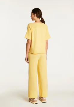 Montagut Cotton V-neck T-shirt - Devy