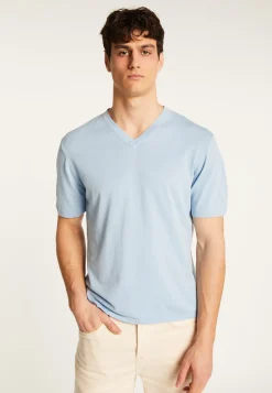 Montagut Cotton V-neck T-shirt - Malo