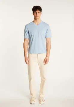 Montagut Cotton V-neck T-shirt - Malo