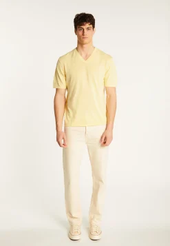 Montagut Cotton V-neck T-shirt - Malo