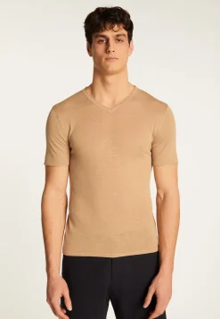 Montagut Cotton V-neck T-shirt - Reuben