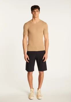 Montagut Cotton V-neck T-shirt - Reuben