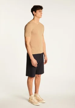 Montagut Cotton V-neck T-shirt - Reuben