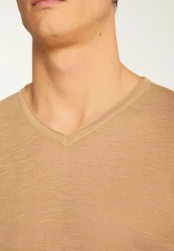 Montagut Cotton V-neck T-shirt - Reuben