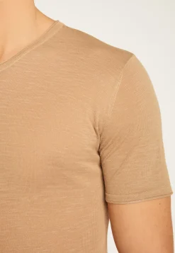 Montagut Cotton V-neck T-shirt - Reuben