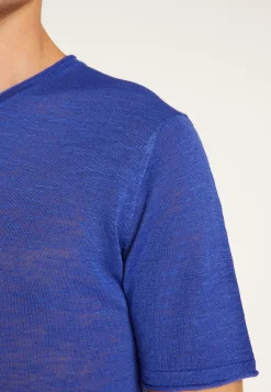 Montagut Cotton V-neck T-shirt - Reuben