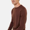 Montagut Crew neck sweater with logo in merino wool - Eddie