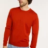 Montagut Crew neck sweater with logo in merino wool - Eddie