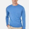 Montagut Crew neck sweater with logo in merino wool - Eddie