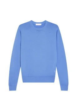 Montagut Crew neck sweater with logo in merino wool - Eddie