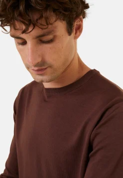 Montagut Crew neck sweater with logo in merino wool - Eddie