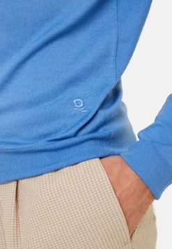 Montagut Crew neck sweater with logo in merino wool - Eddie