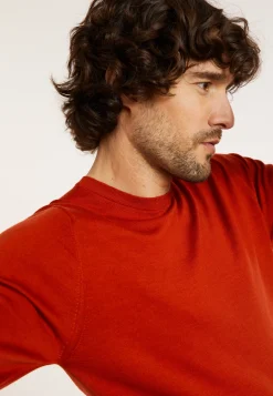 Montagut Crew neck sweater with logo in merino wool - Eddie