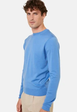 Montagut Crew neck sweater with logo in merino wool - Eddie