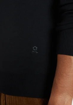 Montagut Crew neck sweater with logo in merino wool - Eddie