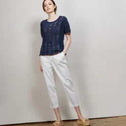 Montagut Crochet knitted T-shirt - Claus
