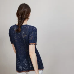 Montagut Crochet knitted T-shirt - Claus