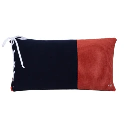 Montagut Cushion with organic cotton bow - KANSAS
