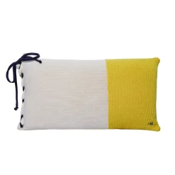 Montagut Cushion with organic cotton bow - KANSAS